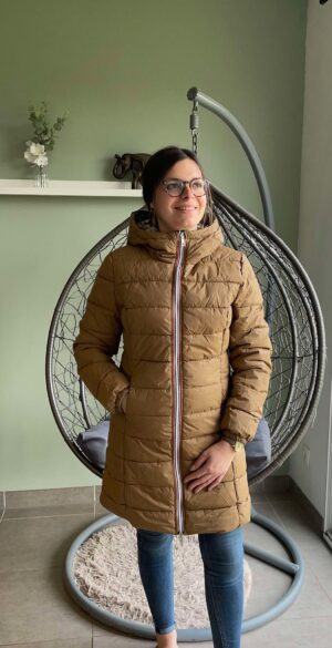 Manteau matelassée réversible