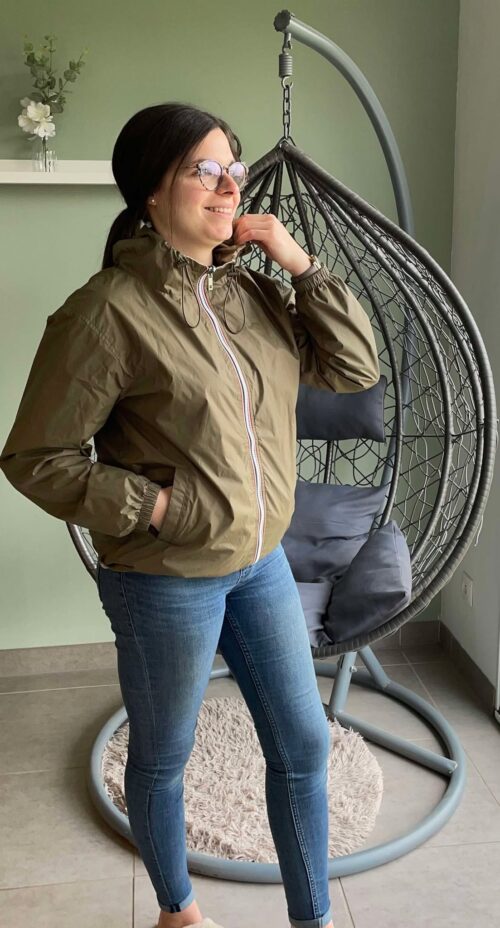 Parka courte réversible