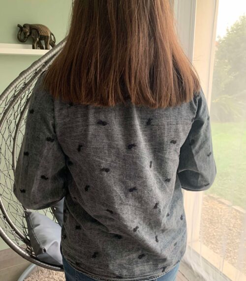 Chemise en jeans brodé – Image 3