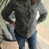 Chemise en jeans brodé