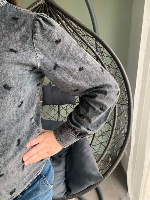 Chemise en jeans brodé – Image 2