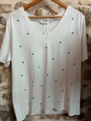 T-shirt multi-coeur