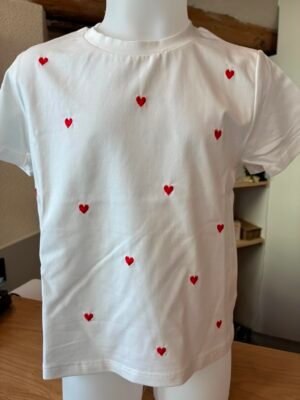 T-shirt multi coeur