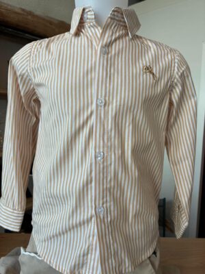 Chemise manche longue marron