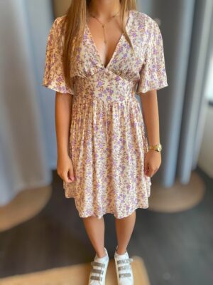 Robe courte violet