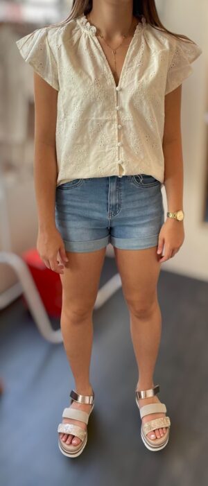 Blouse ecru