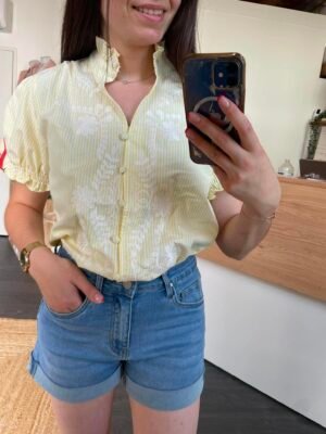 Chemise jaune