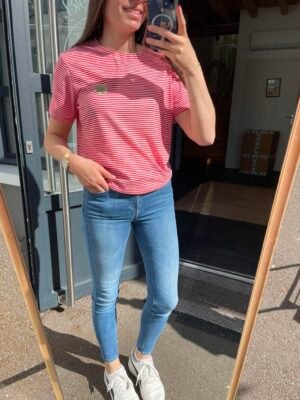 Tshirt rayée coeur
