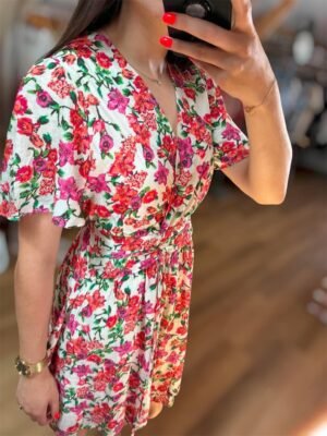 Robe courte fushia