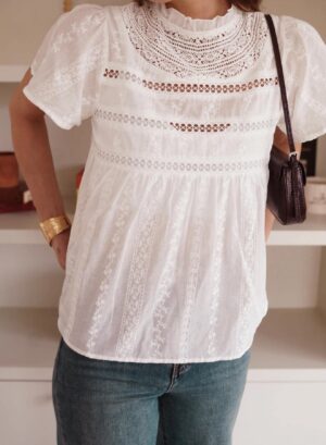Blouse ecru