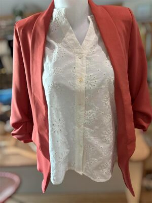 Veste blazer vieux rose