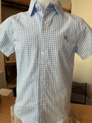 Chemise a carreaux bleu