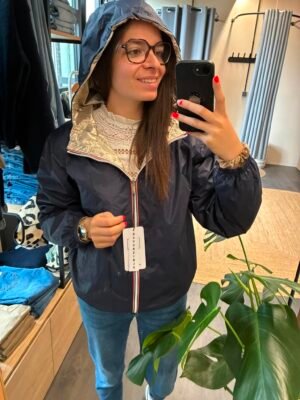 Parka courte marine