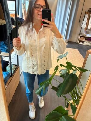 Chemisier beige