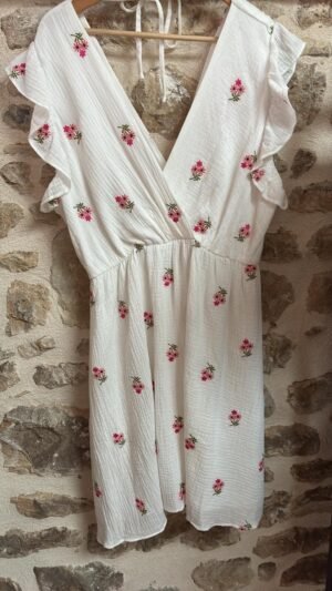 Robe courte blanche GT