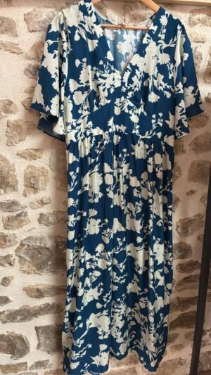 Robe longue bleu GT